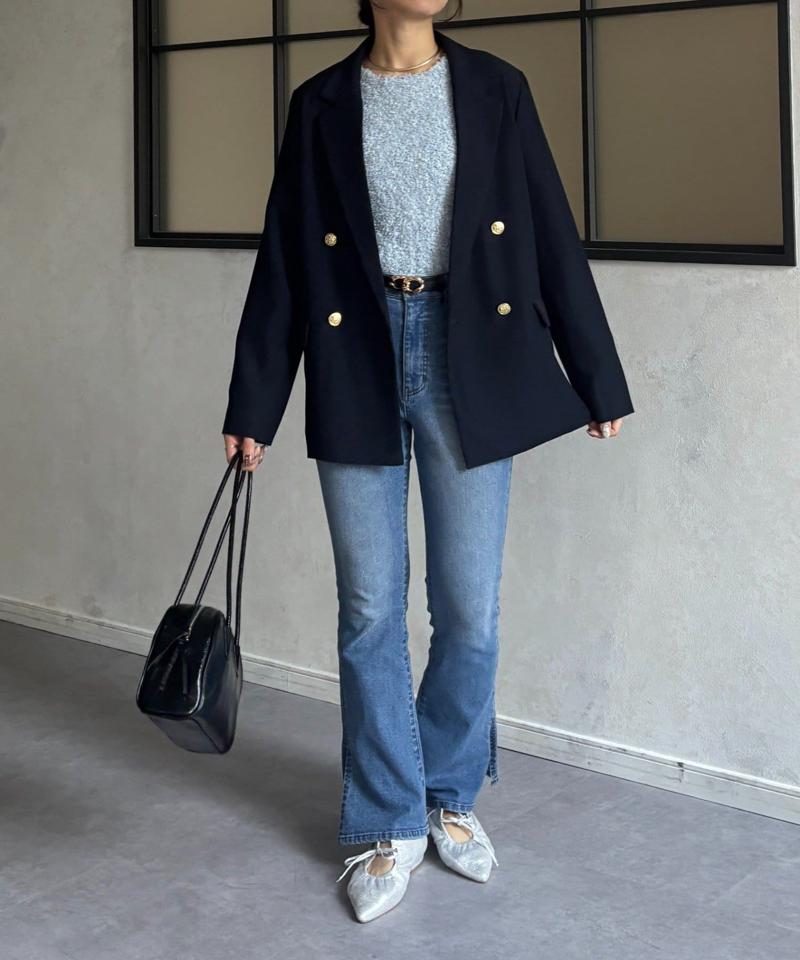 GOLDボタンテーラードジャケット