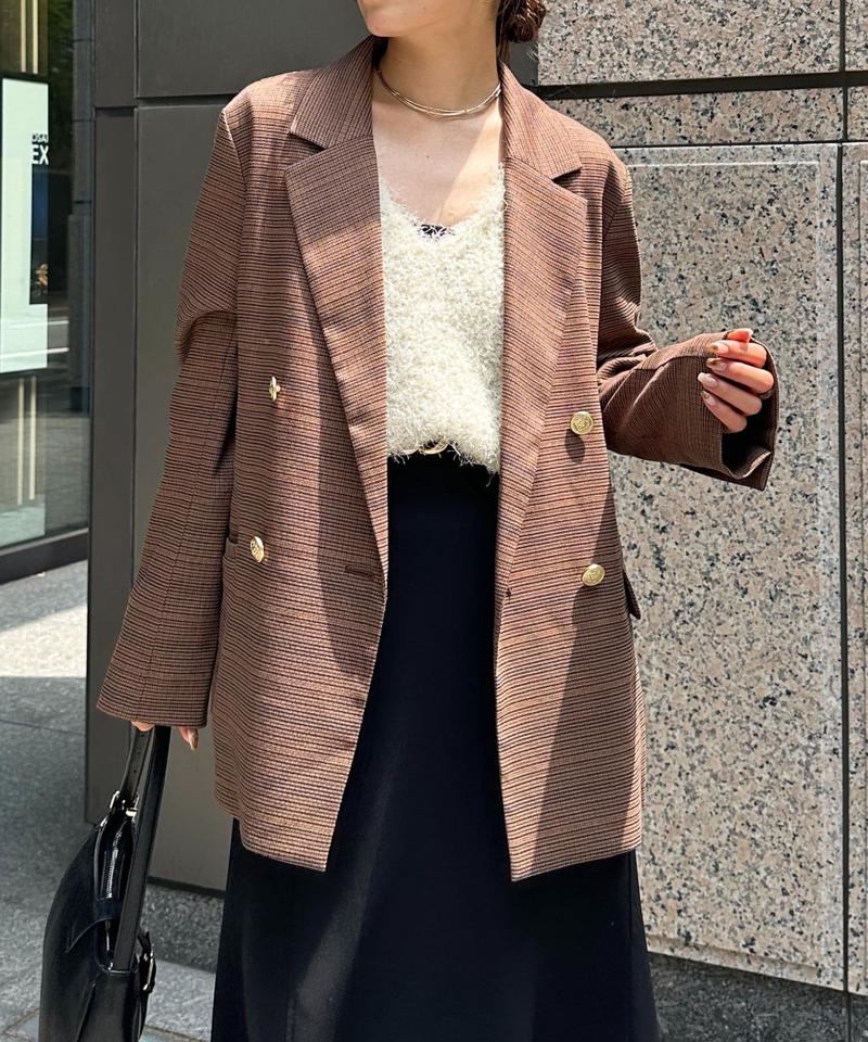 GOLDボタンテーラードジャケット