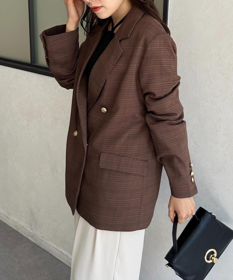 GOLDボタンテーラードジャケット