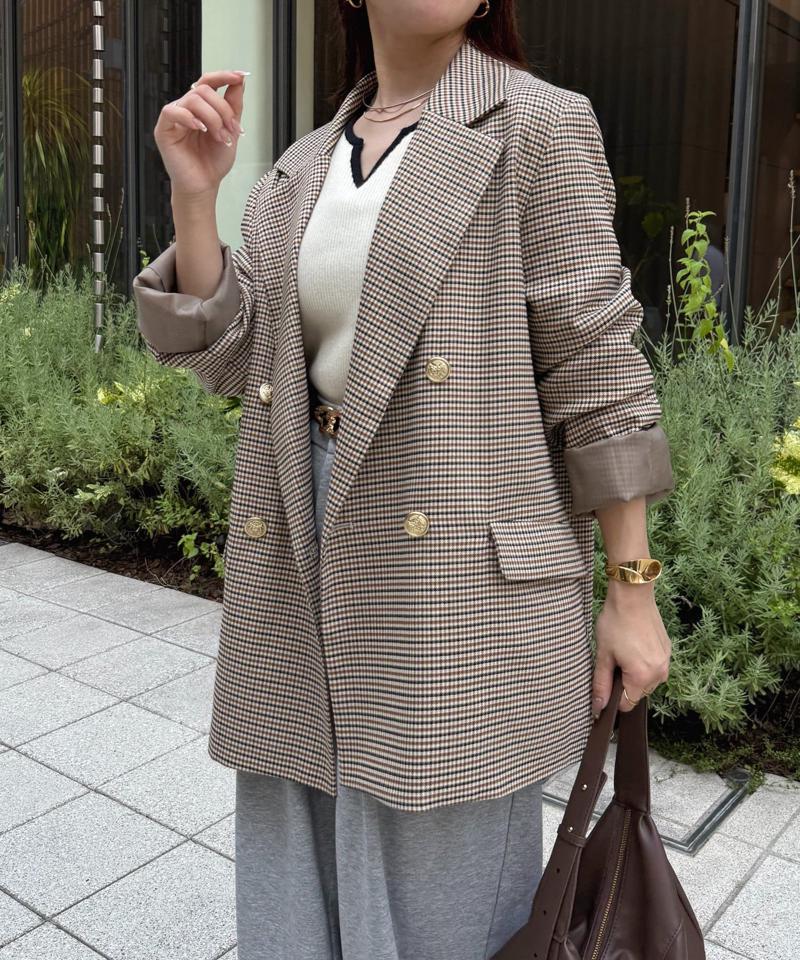 GOLDボタンテーラードジャケット