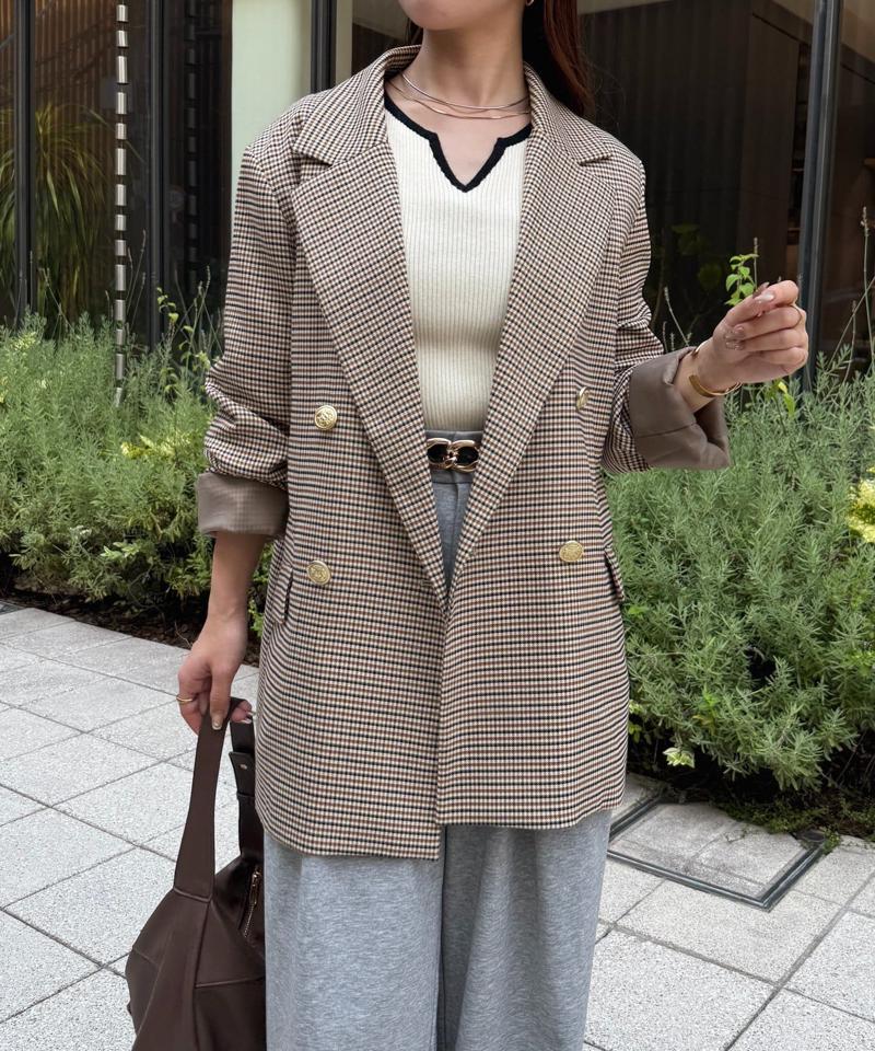 GOLDボタンテーラードジャケット