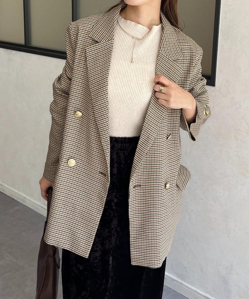 GOLDボタンテーラードジャケット