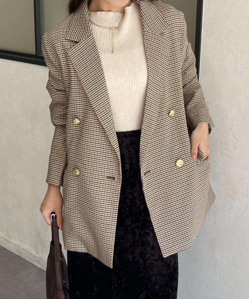 GOLDボタンテーラードジャケット