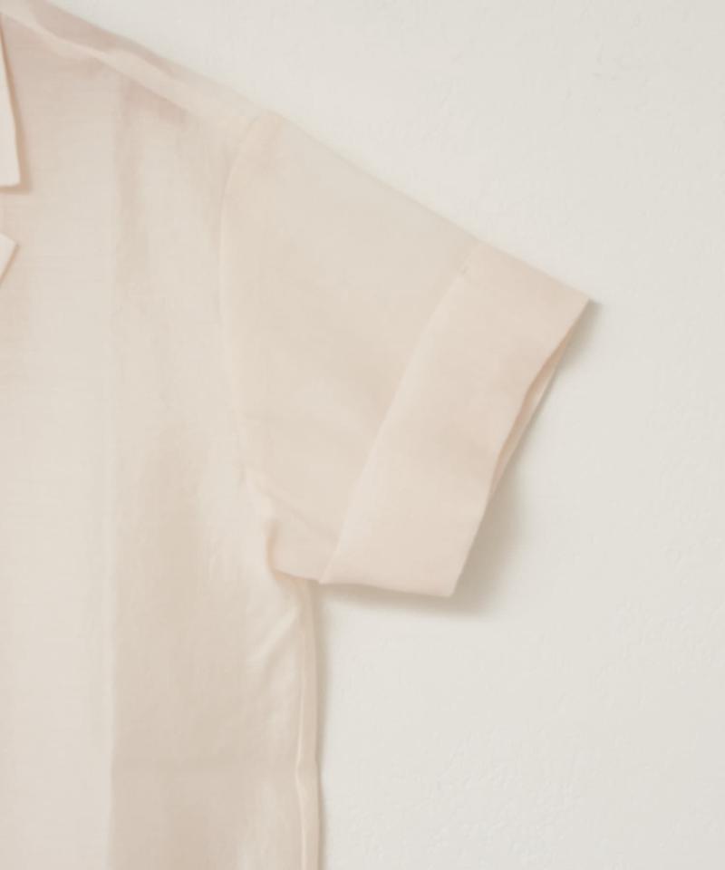 【程よい透け感】半袖シアーテーラードジャケット《WEB限定》