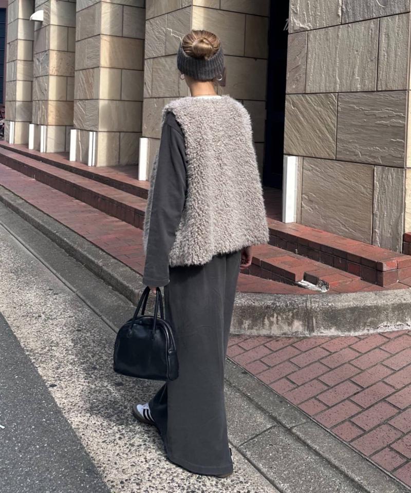 【PON企画】クルーネックロングカットワンピース
