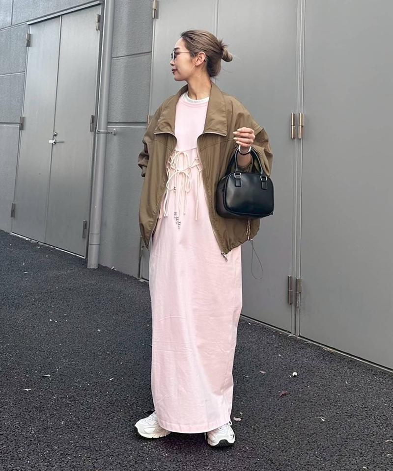 【PON企画】クルーネックロングカットワンピース