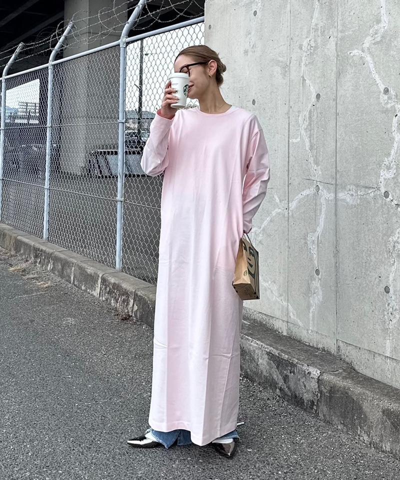 【PON企画】クルーネックロングカットワンピース