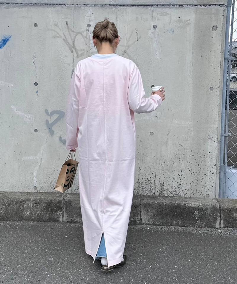 【PON企画】クルーネックロングカットワンピース