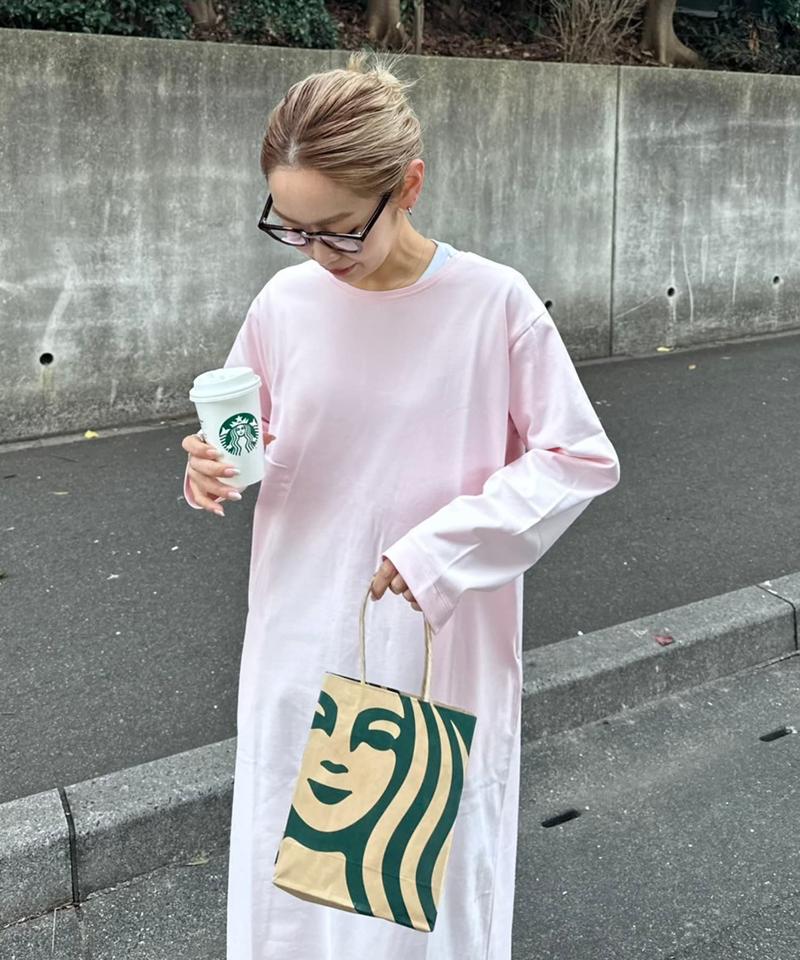 【PON企画】クルーネックロングカットワンピース