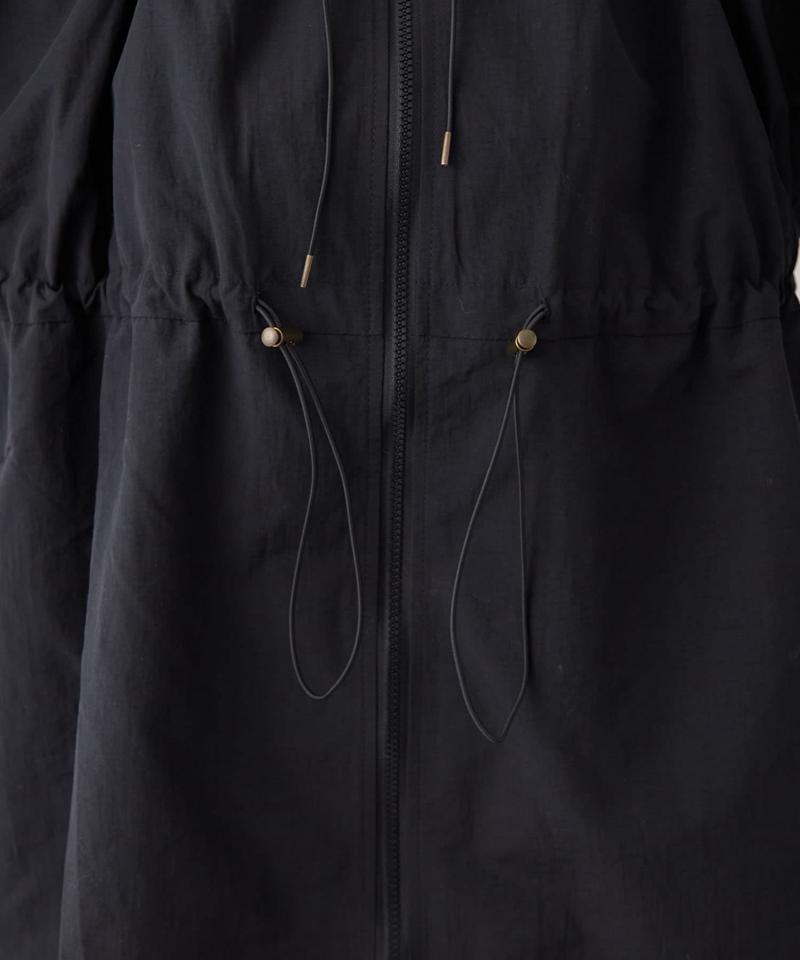 【体型カバー叶う】軽い着心地ドロストフード付ブルゾン