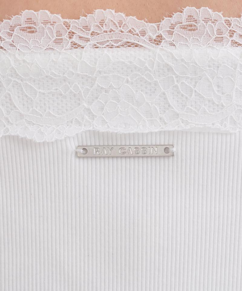 【着回し力抜群な万能アイテム/サイズ展開あり】パット付レースキャミ