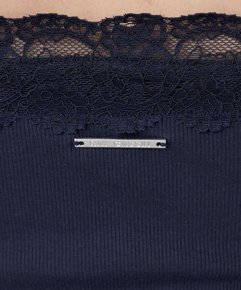 【着回し力抜群な万能アイテム/サイズ展開あり】パット付レースキャミ