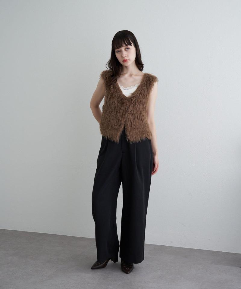 【着回し力抜群な万能アイテム/サイズ展開あり】パット付レースキャミ