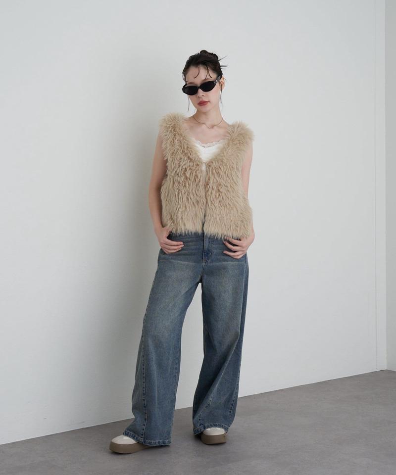 【着回し力抜群な万能アイテム/サイズ展開あり】パット付レースキャミ