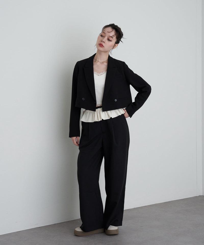 【着回し力抜群な万能アイテム/サイズ展開あり】パット付レースキャミ