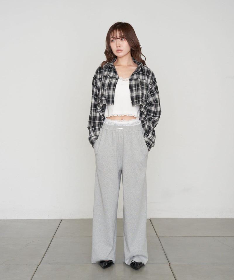 【着回し力抜群な万能アイテム/サイズ展開あり】パット付レースキャミ