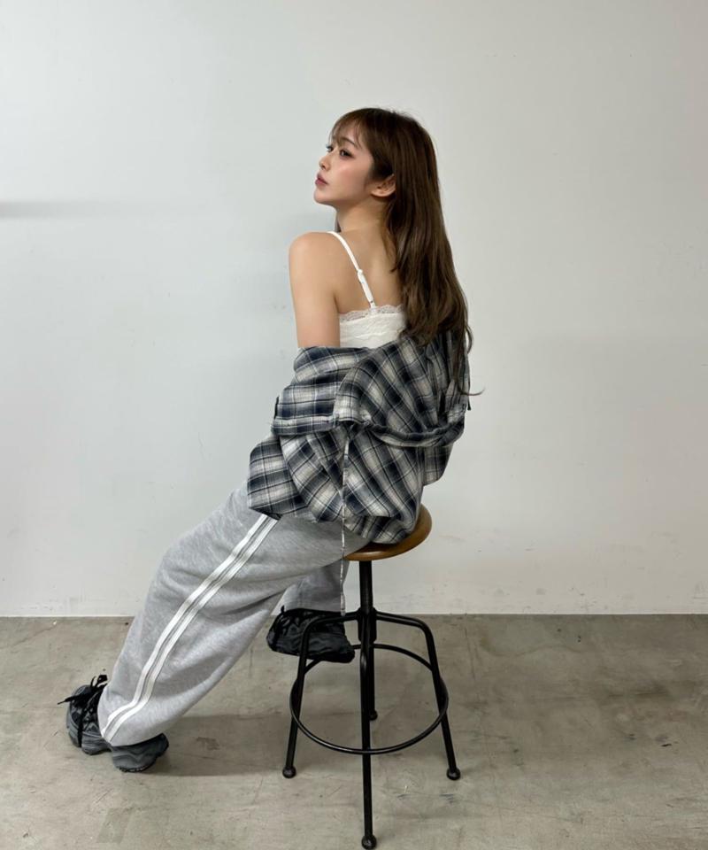 【着回し力抜群な万能アイテム/サイズ展開あり】パット付レースキャミ