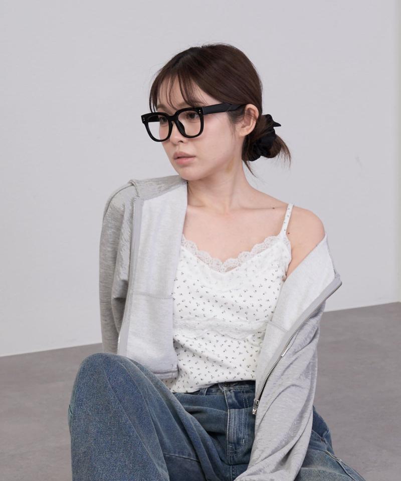 【着回し力抜群な万能アイテム/サイズ展開あり】パット付レースキャミ