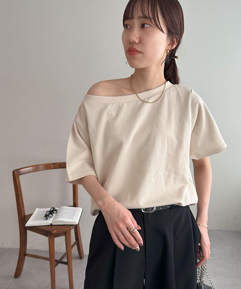 【WEB限定】ミニ裏毛ワンショルプルオーバー