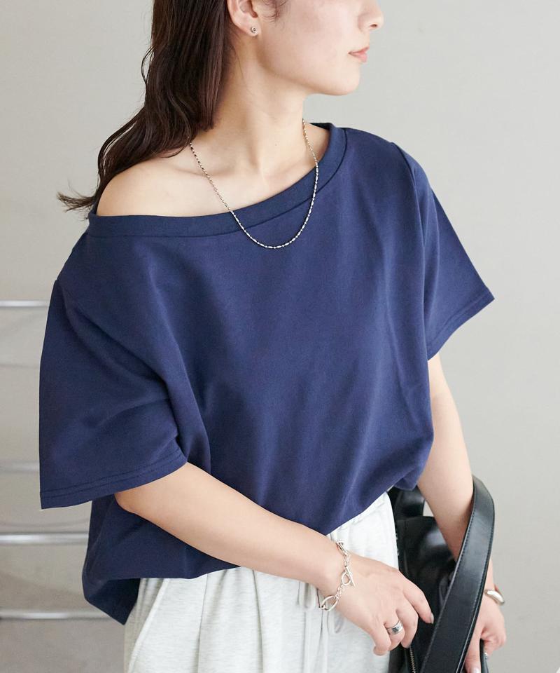 【WEB限定】ミニ裏毛ワンショルプルオーバー