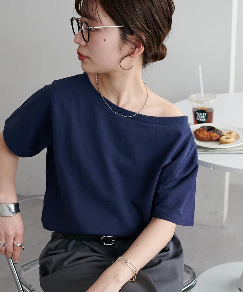 【WEB限定】ミニ裏毛ワンショルプルオーバー