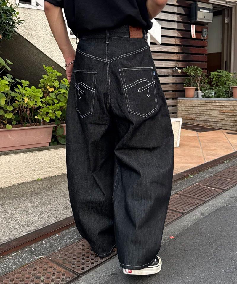 【cian denim/シアンデニム】バギーワイドデニム