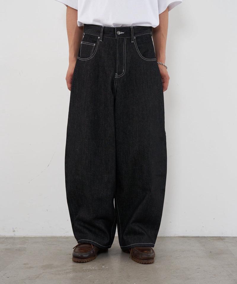 【cian denim/シアンデニム】バギーワイドデニム