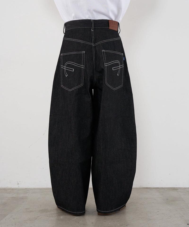 【cian denim/シアンデニム】バギーワイドデニム