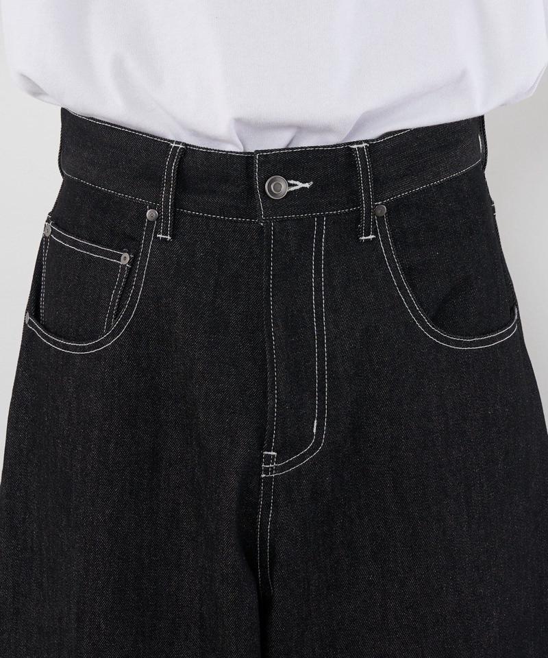【cian denim/シアンデニム】バギーワイドデニム