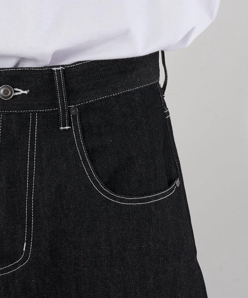 【cian denim/シアンデニム】バギーワイドデニム