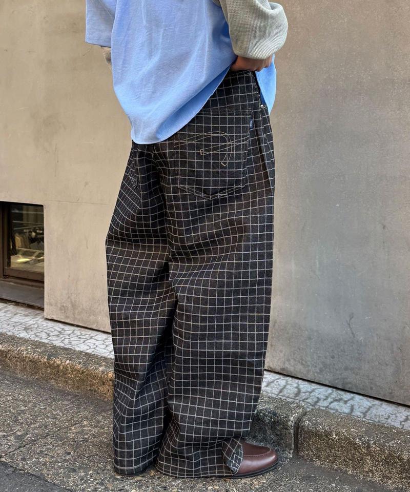 【cian denim/シアンデニム】バギーワイドデニム