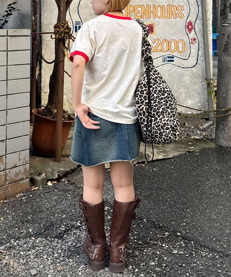 プリントリンガーロゴTシャツ