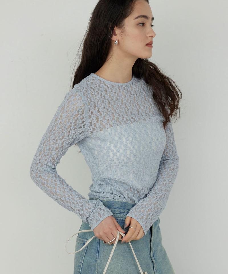 【La nature linge】レースカットソー