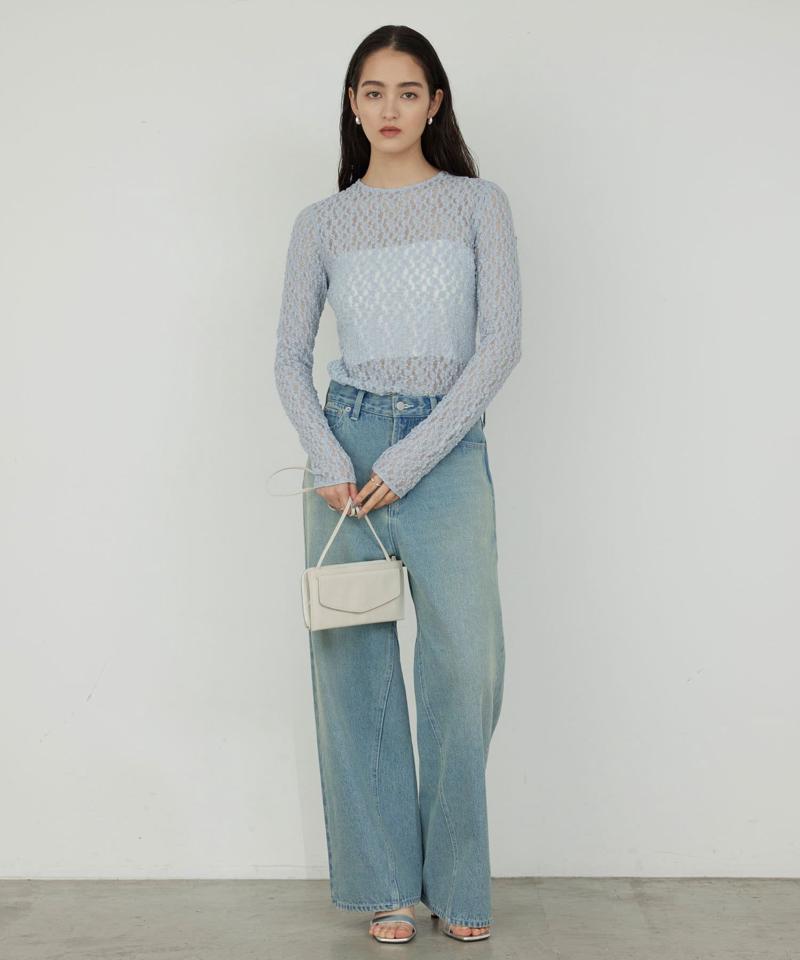 【La nature linge】レースカットソー