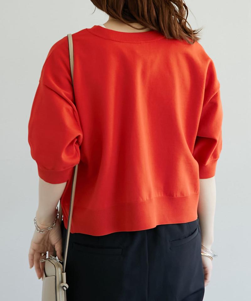 【新色追加/夏の羽織に♪】ライトスポンディッシュ半袖カーディガン《WEB限定》