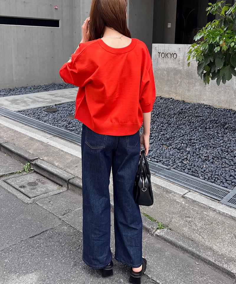 【新色追加/夏の羽織に♪】ライトスポンディッシュ半袖カーディガン《WEB限定》