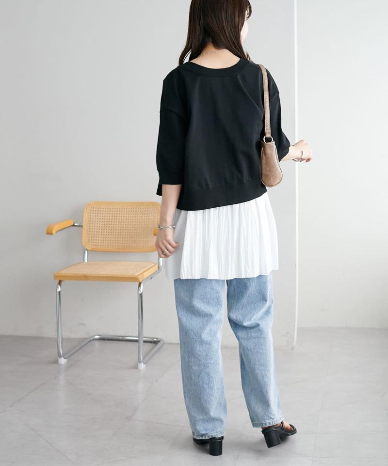 【新色追加/夏の羽織に♪】ライトスポンディッシュ半袖カーディガン《WEB限定》