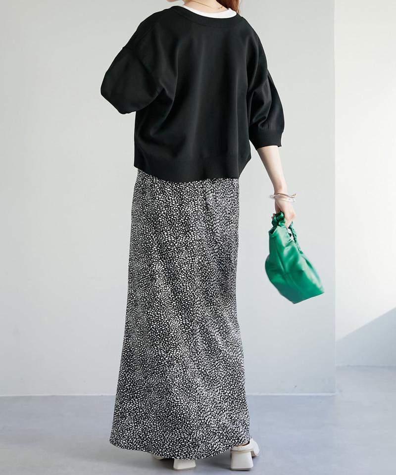 【新色追加/夏の羽織に♪】ライトスポンディッシュ半袖カーディガン《WEB限定》