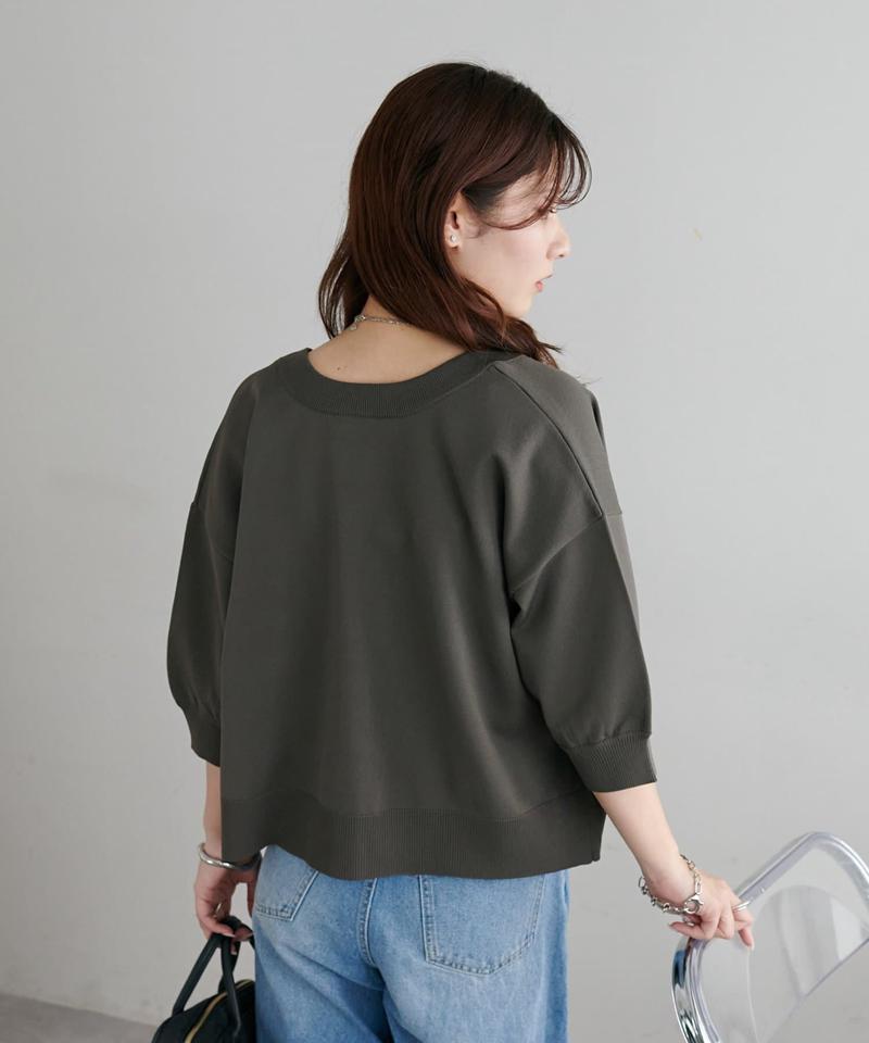 【新色追加/夏の羽織に♪】ライトスポンディッシュ半袖カーディガン《WEB限定》