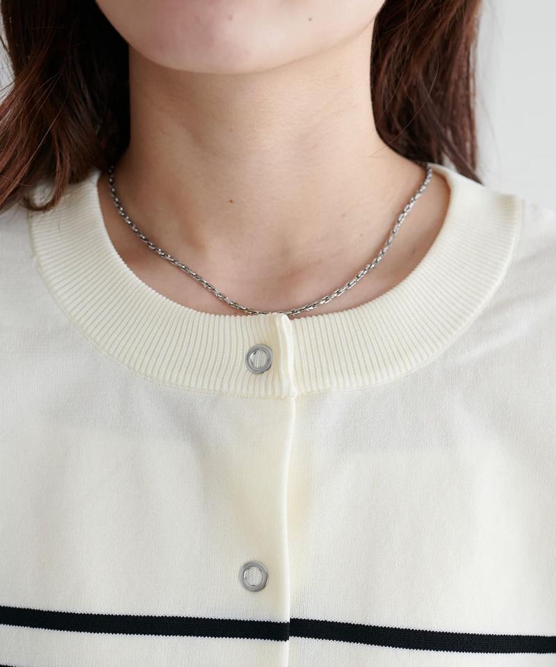 【新色追加/夏の羽織に♪】ライトスポンディッシュ半袖カーディガン《WEB限定》