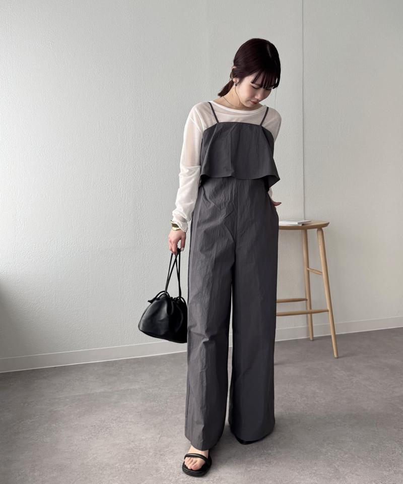 【S・Mサイズ展開】フリルサロペット《WEB限定》