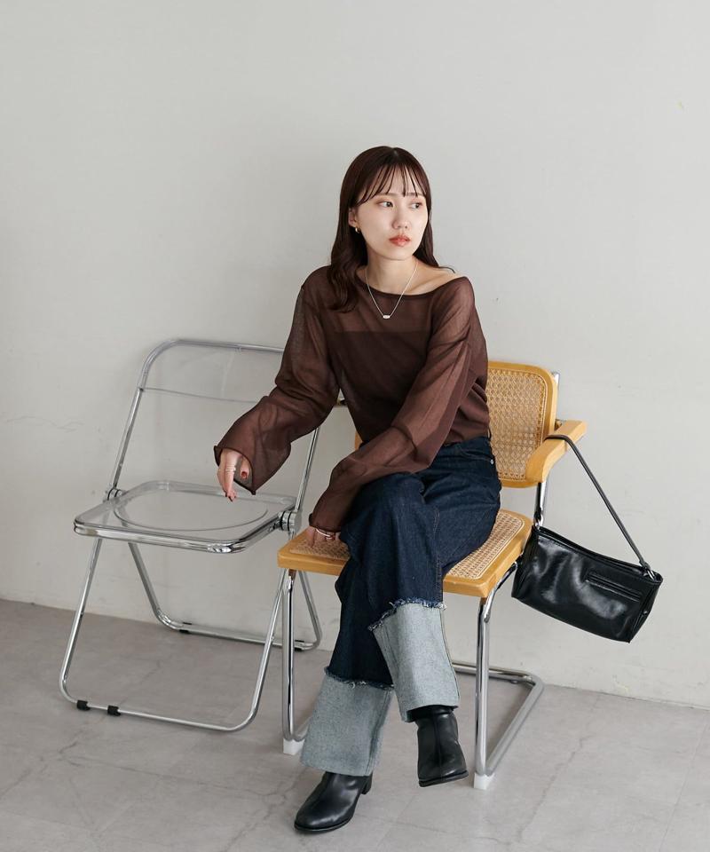 【WEB限定】2WAYワンショルシアープルオーバー
