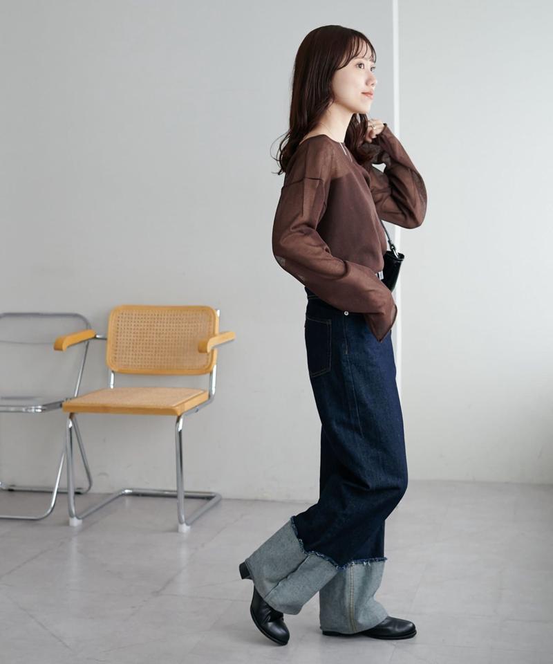 【WEB限定】2WAYワンショルシアープルオーバー
