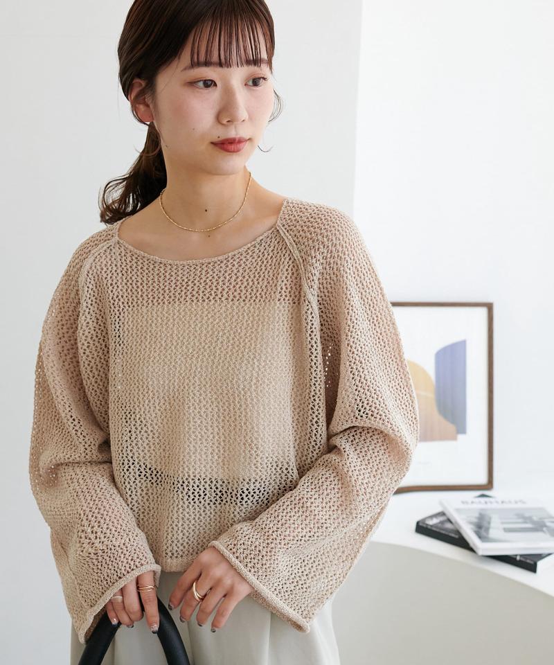 【WEB限定】ラメスカシプルオーバー