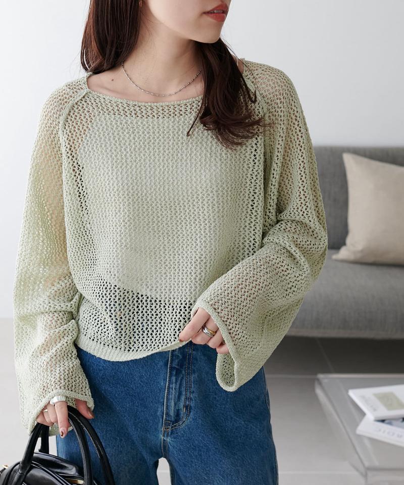 【WEB限定】ラメスカシプルオーバー