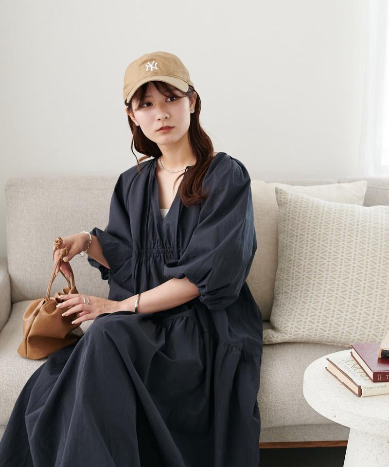 【新色追加!/WEB限定】前後2WAYティアード袖バルーンワンピース