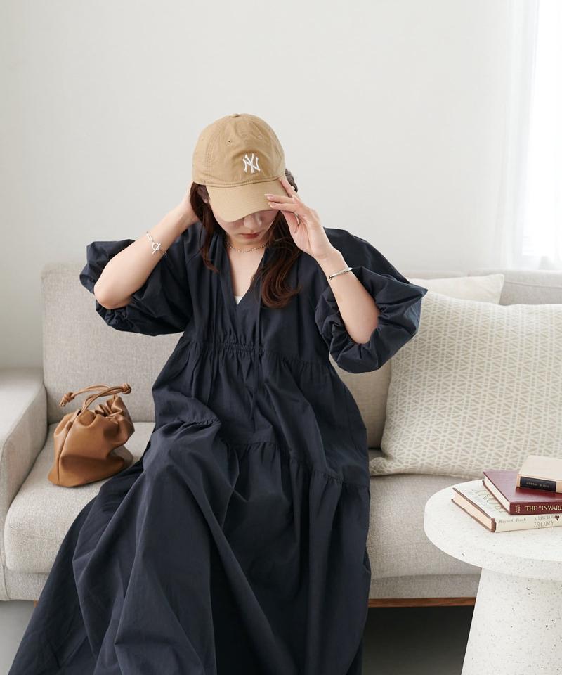 【新色追加!/WEB限定】前後2WAYティアード袖バルーンワンピース