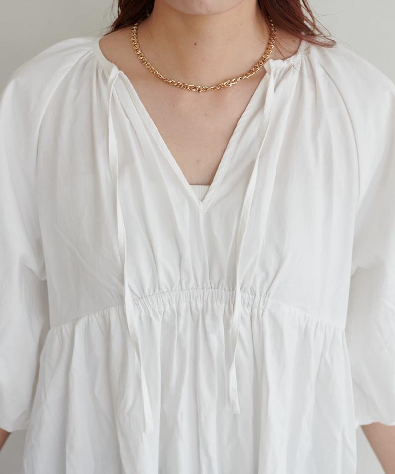 【新色追加!/WEB限定】前後2WAYティアード袖バルーンワンピース