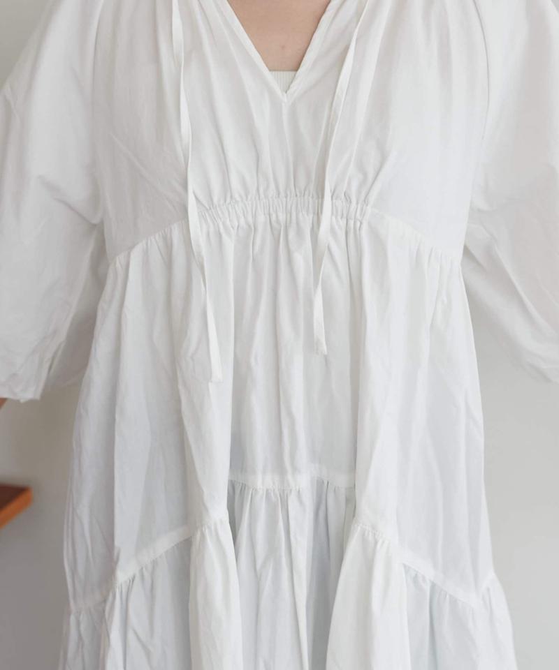 【新色追加!/WEB限定】前後2WAYティアード袖バルーンワンピース