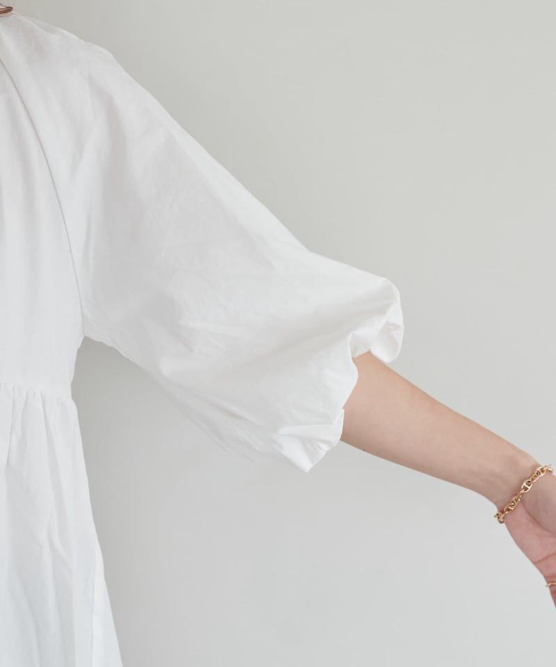 【新色追加!/WEB限定】前後2WAYティアード袖バルーンワンピース